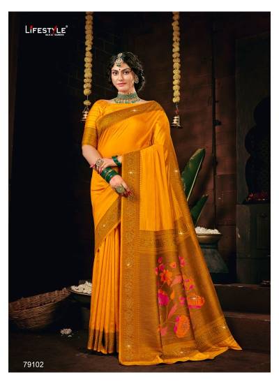 Sunanda By Lifestyle Traditional Wear Saree Collection